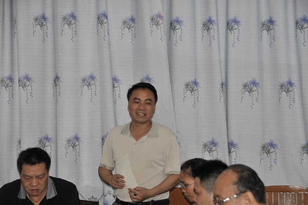 国际教育学院韦文朗副院长发表讲话