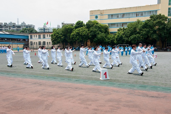 国教院学生展现太极拳风采