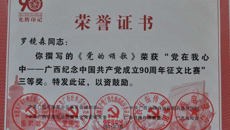 赛恩斯新医药学院在自治区“党在我心中”征文比赛评选中荣获佳绩