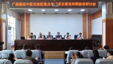 一附院召开广西基层中医民族医重点专科项目建设终期验收研讨会