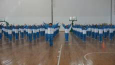 护理学院喜夺体操桂冠，再创新辉煌