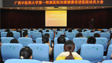 一附院举办创建健康促进医院试点项目动员大会
