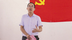 做时代先锋，为党旗增辉—基础医学院学生党支部举行新党员入党宣誓大会