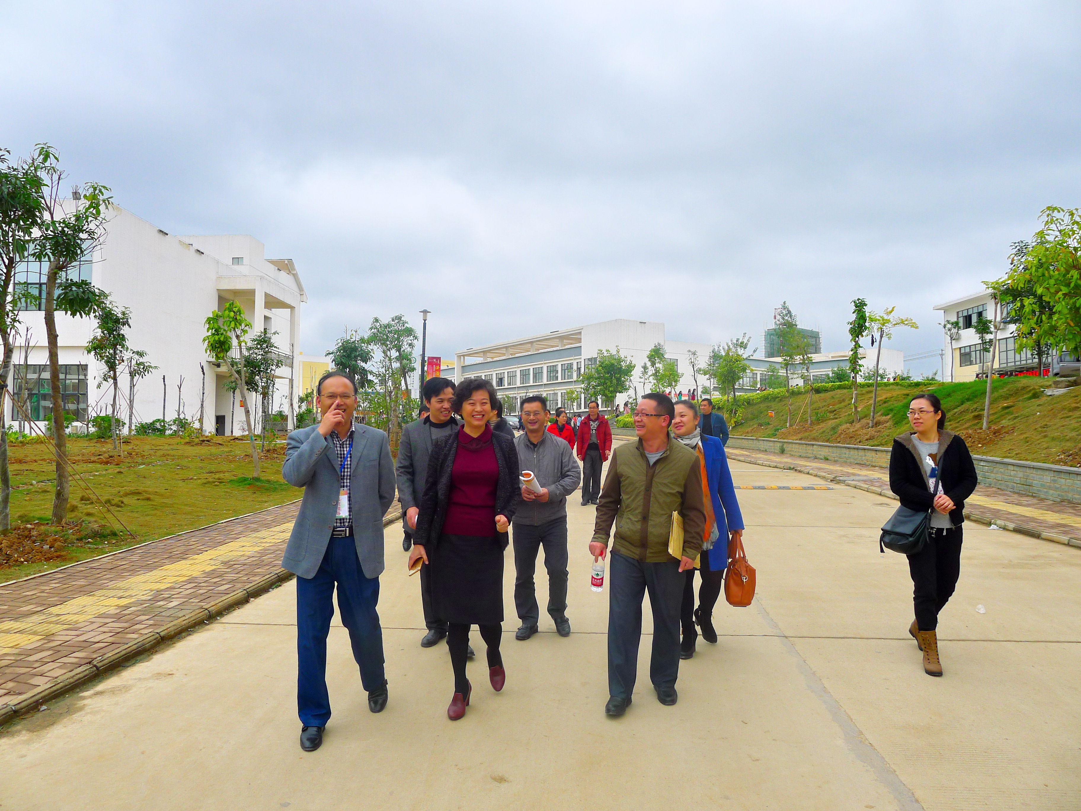 吴彬校长率队到百色市民族卫生学校交流学习