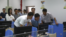 自治区高校工委副书记满昌学到Beat365调研“两学一做”工作开展情况