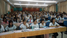 新东方名师唐静到Beat365开展考研英语学习讲座