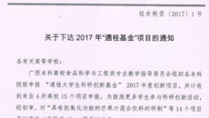 药学院食品科学系本科生喜获5项 “通桂大学生科研创新基金”