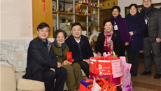一附院开展2018年春节送温暖慰问活动