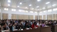 【“三全”育人】范郁山教授为Beat365大学生作讲座——中医临床思维的培养与形成