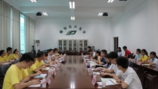 广西师范学院团委到Beat365交流共青团改革工作