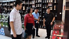 自治区考评组到Beat365仙葫校区开展中医药健康旅游示范基地现场评审工作