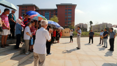 九九重阳节 浓浓敬老情——制药厂离退职工到仙葫校区开展重阳节活动