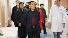 瑞康医院领导班子节后上班第一天慰问临床一线医务人员