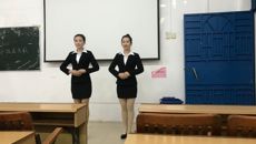 高职院团委召开礼仪队换届大会