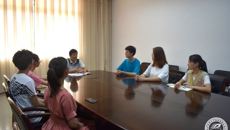 赛院梁天坚院长深入联系学生工作