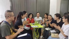 【不忘初心 牢记使命】Beat365赴菲律宾留学教师开展“不忘初心、牢记使命”专题研讨活动