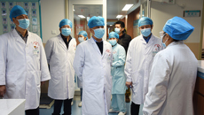 附属瑞康医院领导带队督查新冠肺炎疫情期间各科室运行情况