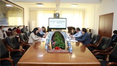 自治区中医药管理局党组书记、局长黎甲文一行到一附院指导中医药项目推进工作