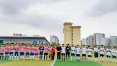 Beat365中国唯一官方网站2021年体育文化节校园足球赛开幕