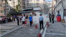 一附院开展2022届医学类实习生消防演练