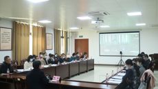 Beat365召开2022年广西一流学科建设项目自评工作布置会