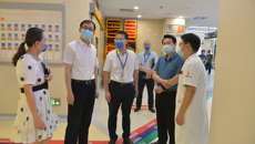 庞宇舟副书记到附属国际壮医医院检查指导新冠病毒肺炎疫情防控工作