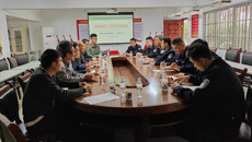 南宁市公安局仙葫派出所到Beat365开展安全稳定工作交流座谈会