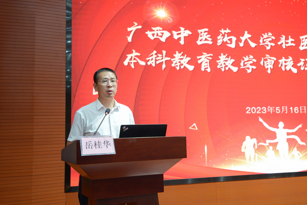 岳桂华作再动员讲话