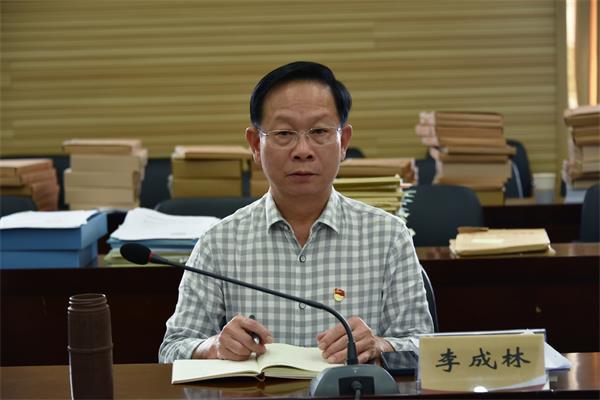 赛院党委书记李成林讲话