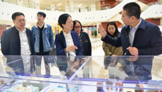 自治区财政厅社会保障处到国壮参观调研