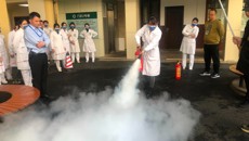 一附院东葛院区健康体检中心开展消防演练