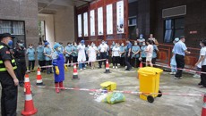 附属瑞康医院开展突发院内医疗废物泄漏事件应急处置演练