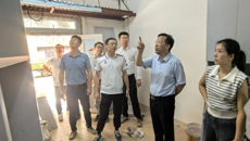 莫锦荣书记到明秀校区检查施工项目推进情况