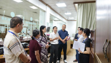 第一附属医院领导到仁爱分院开展国庆节前安全生产检查