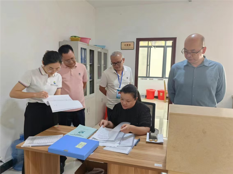 恭城县督导工作现场