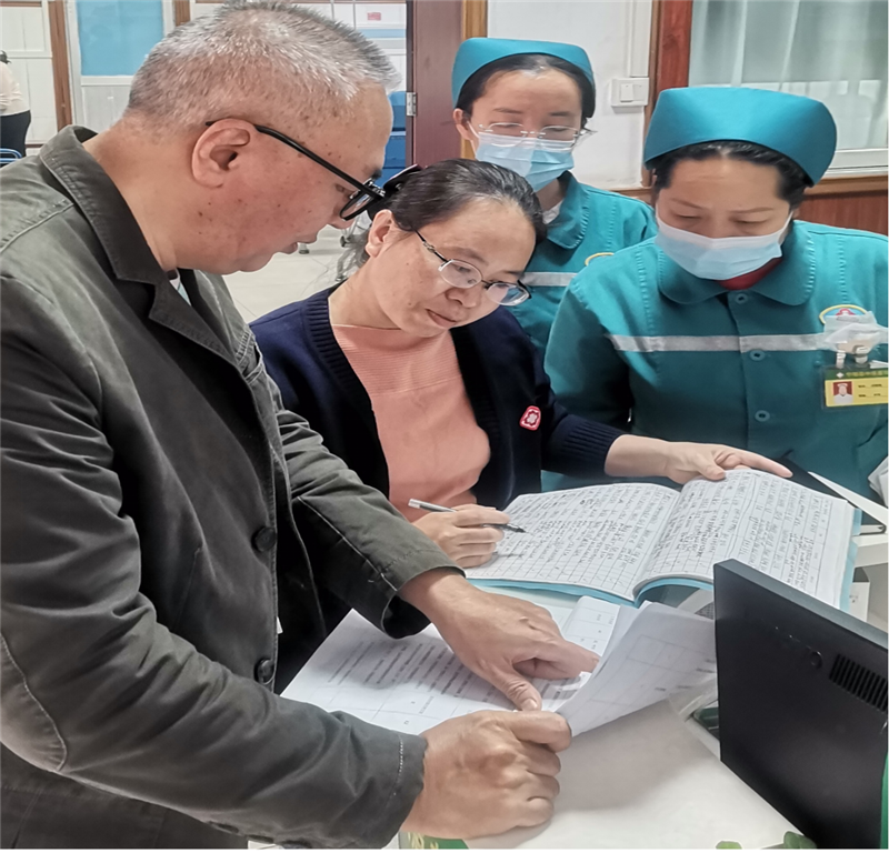 在宁明县中医医院督导工作