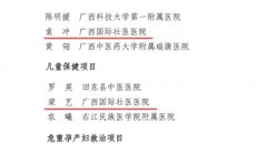 喜讯 | 附属国际壮医医院4名医护人员在广西妇幼健康职业技能竞赛中获奖