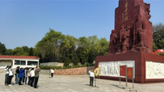 第一附属医院医技药学党总支第三、第四党支部及外科党总支第六党支部赴广西烈士陵园开展主题党日活动