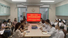 第一附属医院内科党总支第九党支部、第十五党支部和机关党总支第四党支部开展党建联建活动