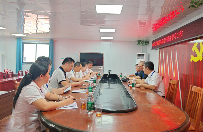 在梧州市龙圩区大坡镇中心卫生院督导工作座谈会