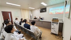 第一附属医院副院长毛德文到所联系的党支部上党课并开展调研座谈