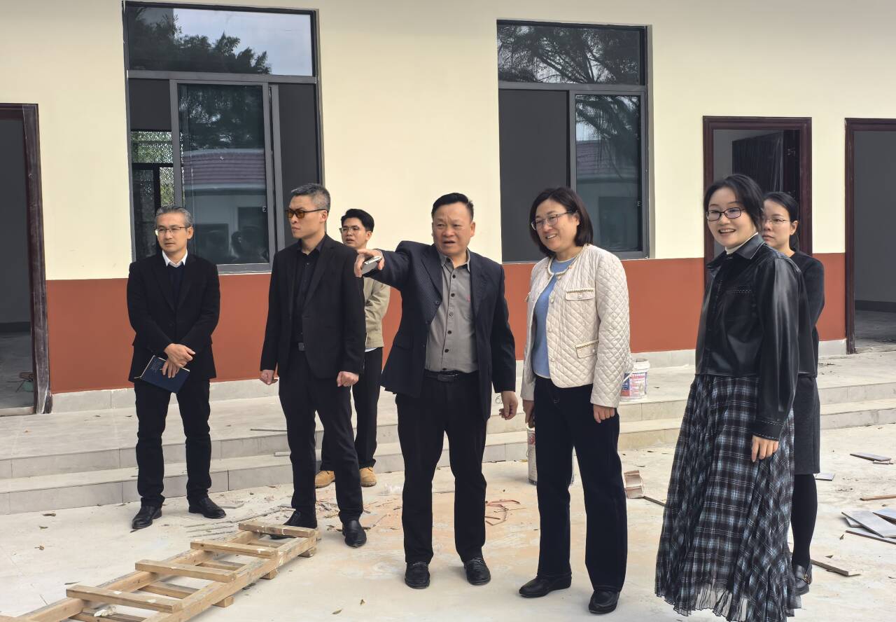 ▲肖华业带队检查