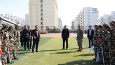 赛院领导带队看望慰问军训学生