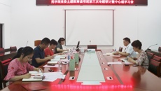 【主题教育】药学院党委召开理论学习中心组学习会