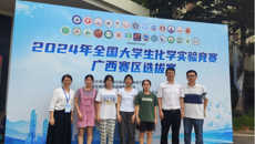 药学院学生在2024年全国大学生化学实验竞赛广西赛区选拔赛中获佳绩